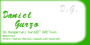 daniel gurzo business card